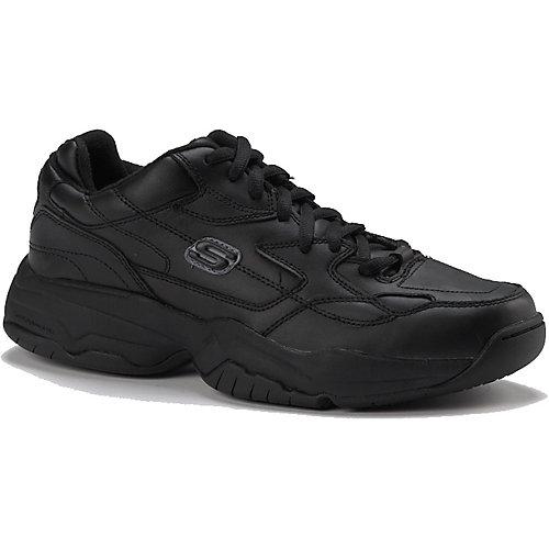 Skechers for Work Men's Keystone Sneaker,Black,10 W US