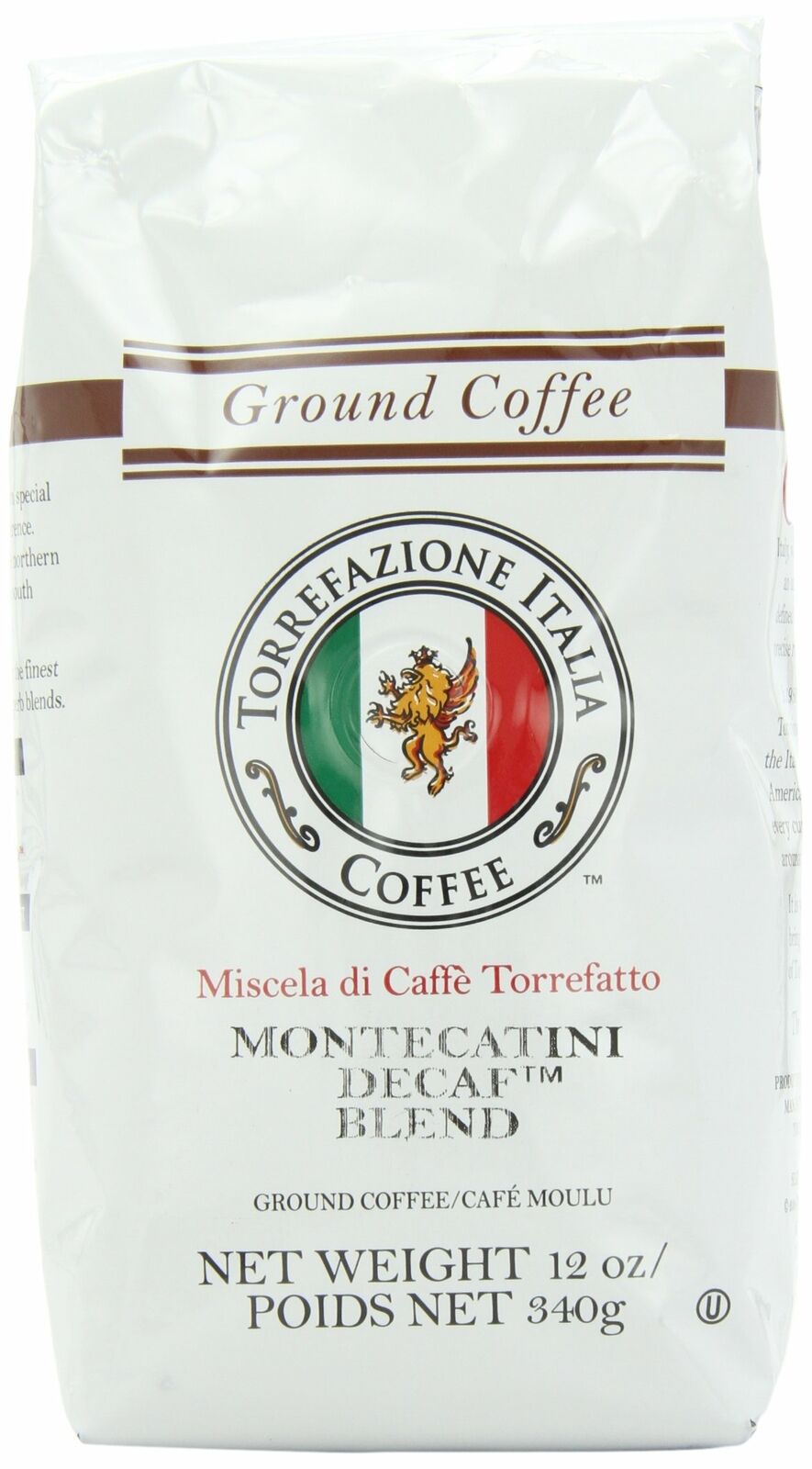 Torrefazione Italia Coffee, Montecatini Decaf , 6-Ounce Bags (Pack of 32) 4/19