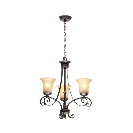 "Limited Time Mega Offer" Hampton Bay 14708 Essex 3-Light Aged Black Chandelier