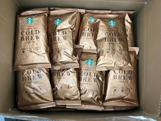 HUGE LOT 100 Bags of Starbucks Cold Brew 200 Pitcher Filters December 2019