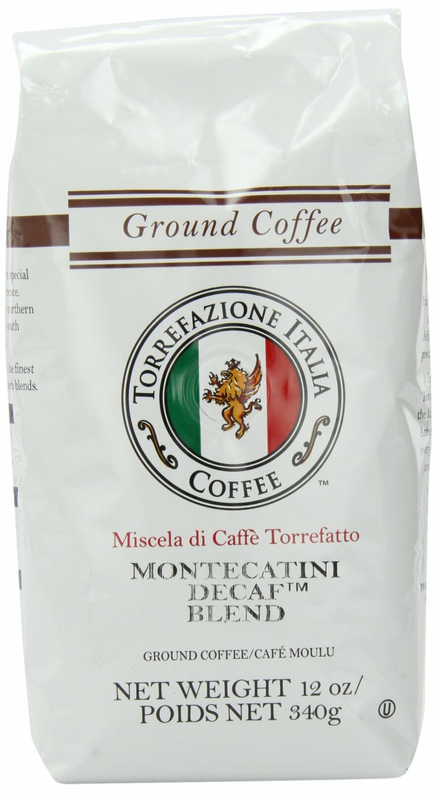 Torrefazione Italien Kaffee, Montecatini Entkoffeiniert, 6-ounce Taschen (