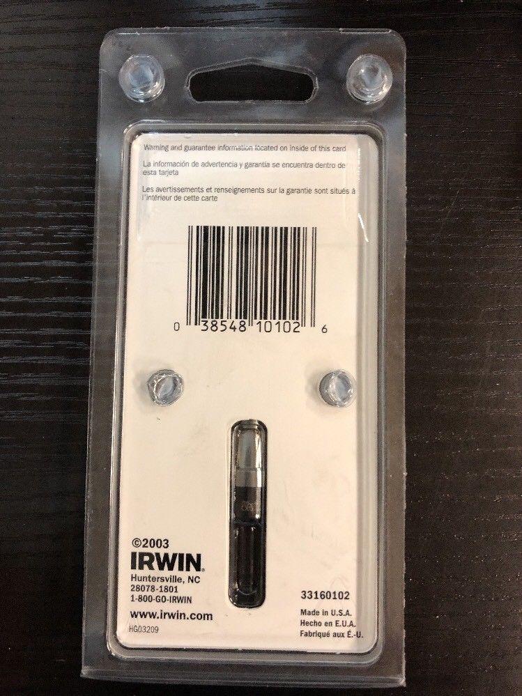 Irwin 10232 Unibit Shank Step Drill Bit, 6 Hole Sizes