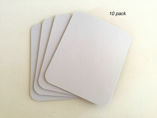 20 pack MOUSEPAD MOUSE PAD WHITE  Blank For Custom Printing 23x20x0.3