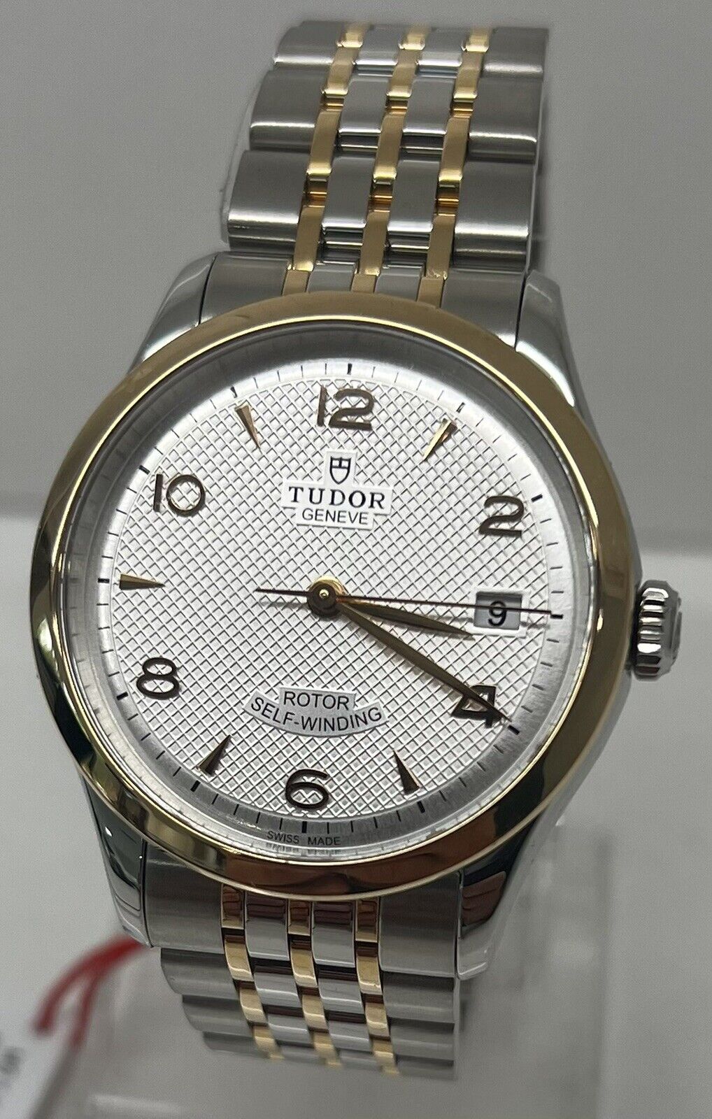 TUDOR Unisex 1926 Stainless Steel with Rose Gold Links Silver Dial Watch No Box