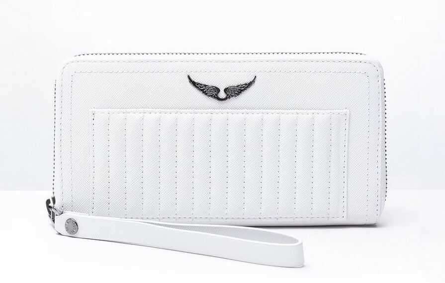 Zadig & Voltaire Women's Compagnon Safiano Leather Wallet SEAP4007F NEW !!!