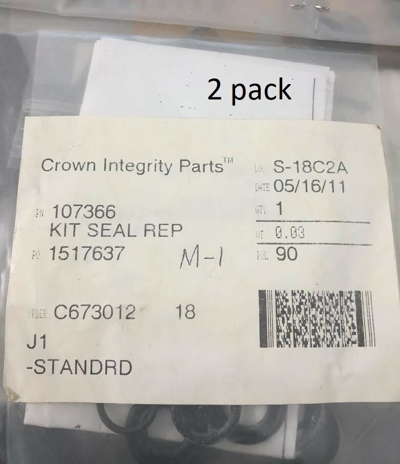 2 pack KIT SEAL REP C673012 CROWN INTEGRITY PARTS 107366 J1 STANDARD