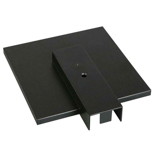 Lithonia Lighting White Live End Junction Box Feed Connector with Black Mounting