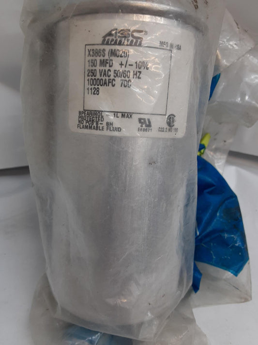 Miller 203517 Capacitor, Polyp Film 150. Uf 250 Vac Can 10