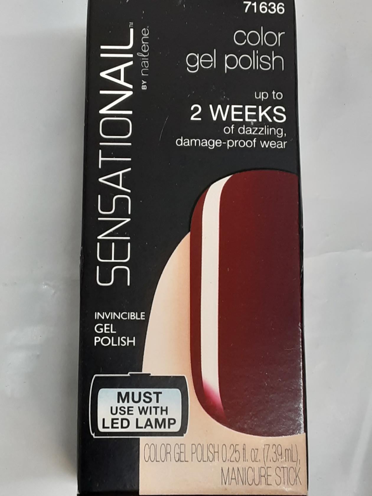 Sensationail Color Gel Polish (ASSORTED) 25 COUNT -MAY RECEIVE DOUBLES -ALL NEW