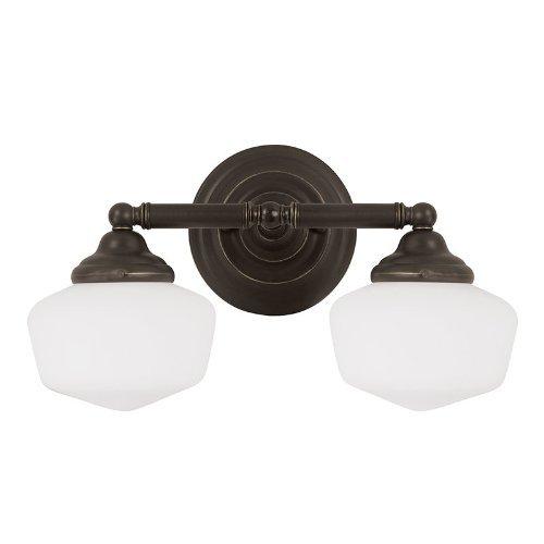 Sea Gull Lighting 44437-782 Academy Two Light Wall / Bath Vanity Style Lights,..