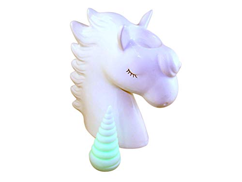 Myxx LED Night Light Unicorn Head Coin Bank, 10 1/2 Inch