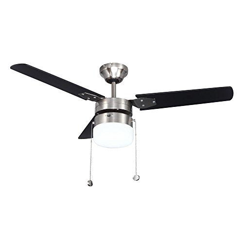 Montgomery RDB91-BN 42 in. LED Indoor Brushed Nickel Ceiling Fan with Light Kit