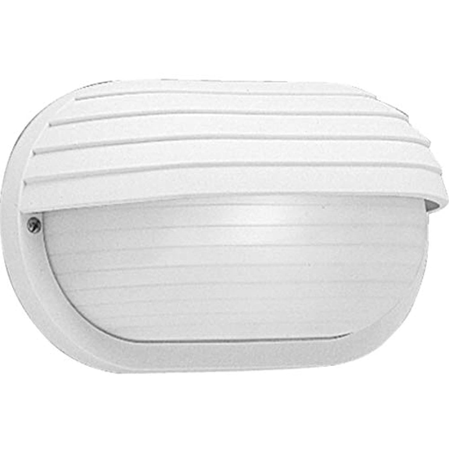 Progress Lighting P5706-30 White Hooded Polycarbonate Wall Light