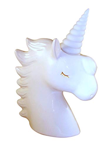 Myxx LED Night Light Unicorn Head Coin Bank, 10 1/2 Inch