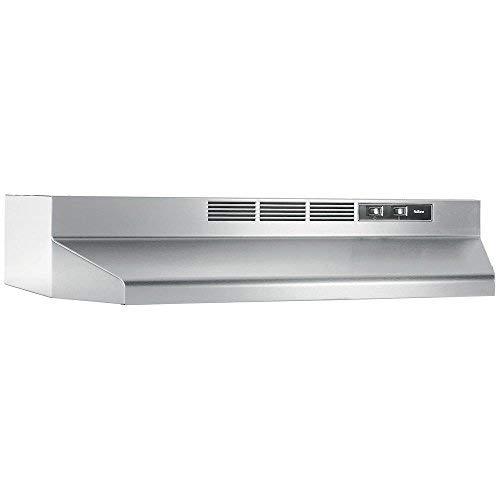 NuTone RL6230SS Non-duct, 30”, Under-cabinet Range Hood in Stainless Steel