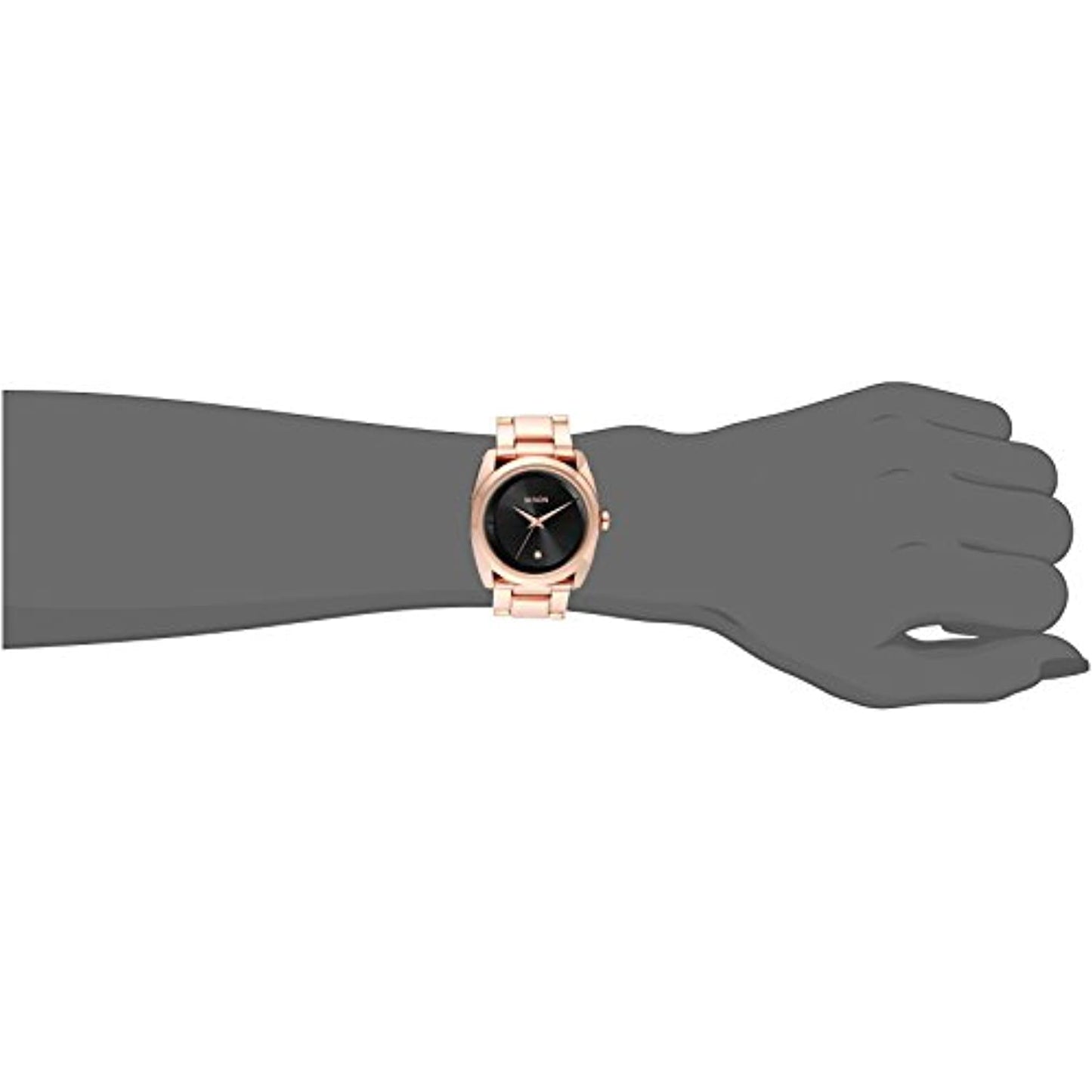 Nixon Women's A9352046 Queenpin Analog Display Japanese Quartz Rose Gold NO BOX