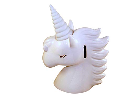 Myxx LED Night Light Unicorn Head Coin Bank, 10 1/2 Inch