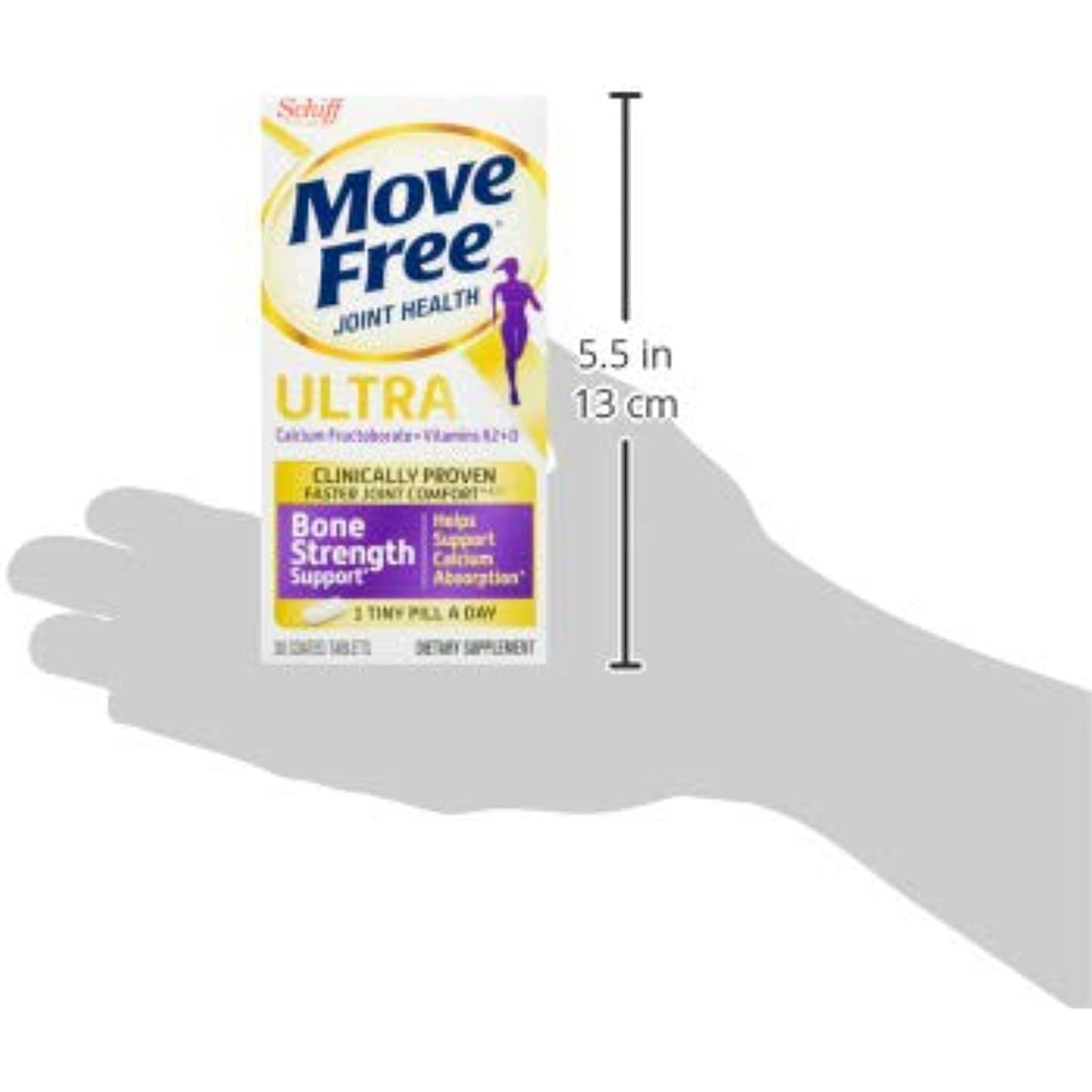 Schiff: Move Free Ultra Bone Strength Support - 30ct EXP 8/2023