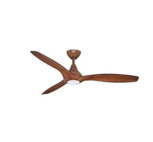 Tidal Breeze 56 in. Indoor LED Distressed Koa Ceiling Fan