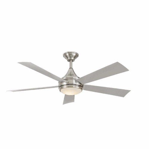 MISSING GLASS Hanlon 52 in. LED Indoor/Outdoor Stainless Steel Ceiling Fan