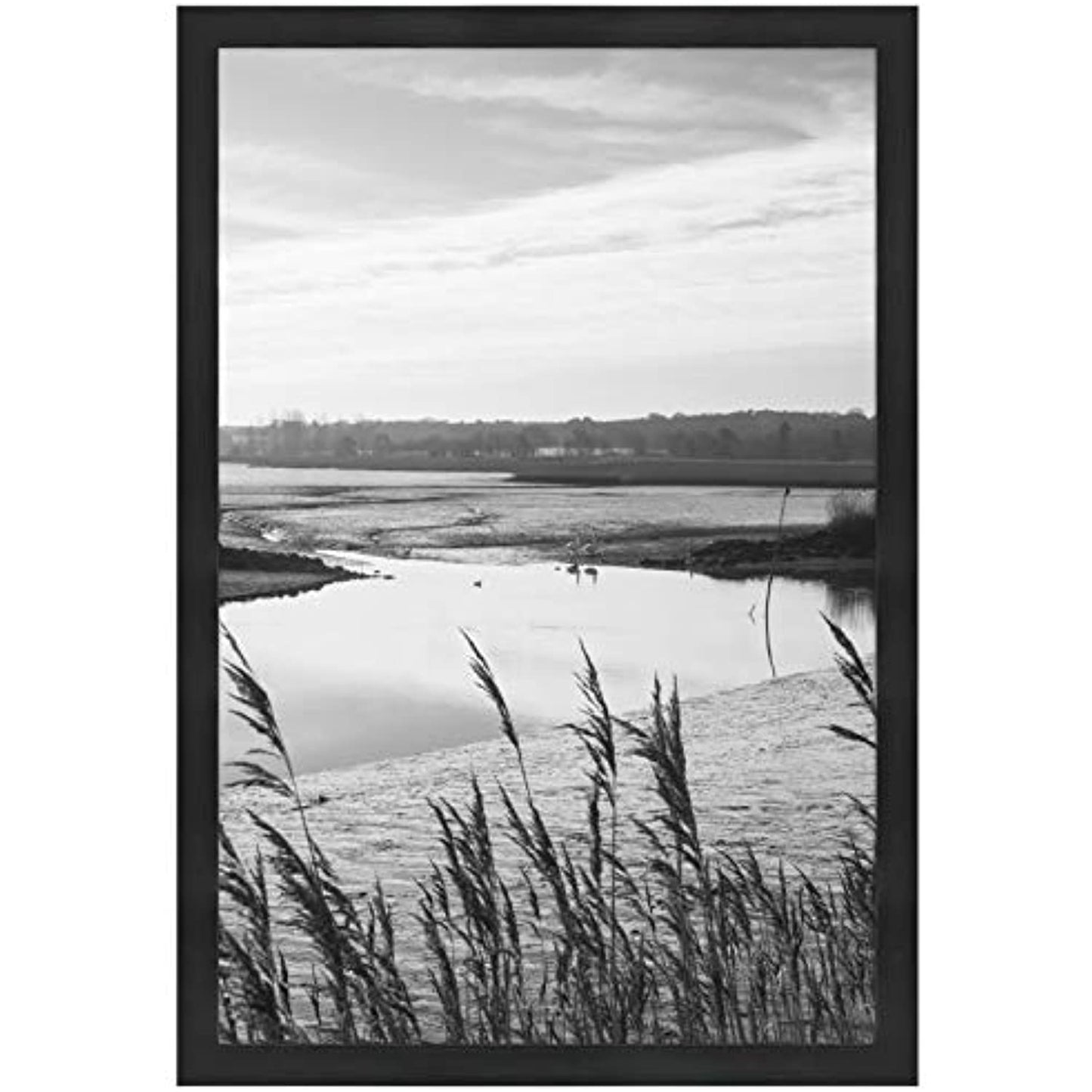 MCS Museum Poster Frame, 24 x 36 Inch, Onyx Woodgrain