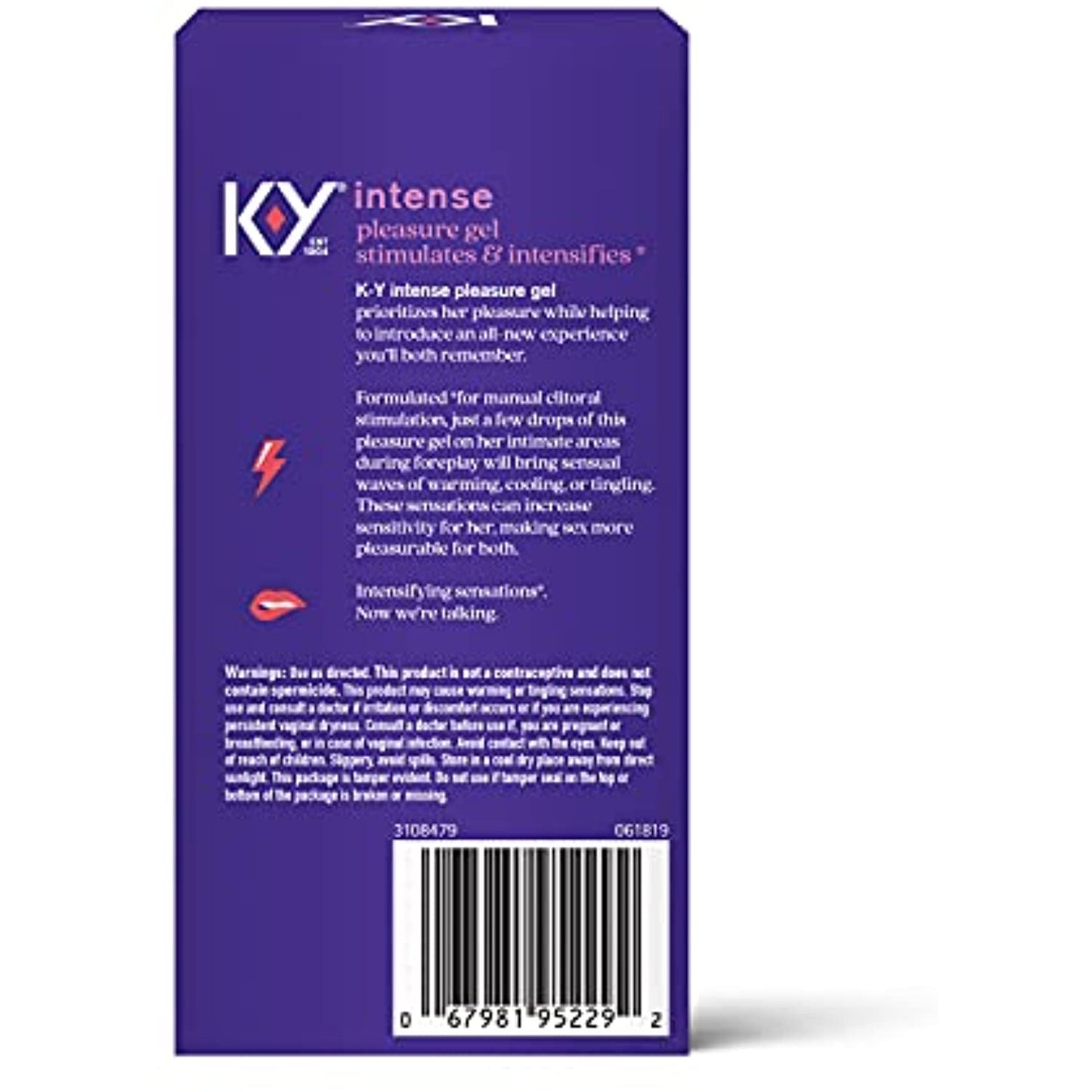 K-Y Female Arousal Gel for Her Multi, Unflavored, 0.34 Fl Oz (Pack of 1)