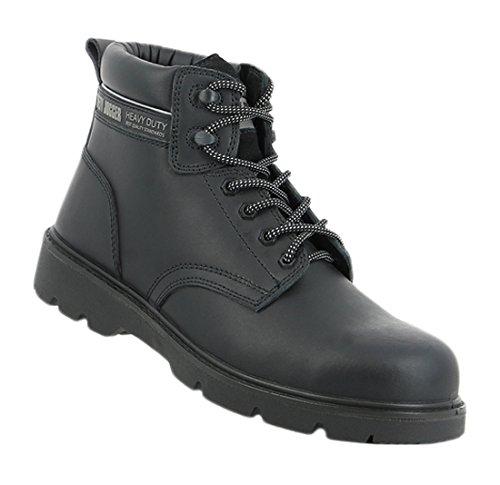 SAFETY JOGGER X1100N Men Safety Toe Lightweight EH PR Water Resistant Mid Cut Boot, M 9, Black