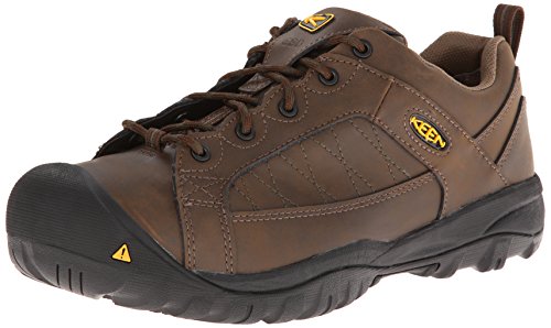 KEEN Utility Men's Mesa ESD Steel-Toed Boot,Cascade Brown/Forest Night,14 D US