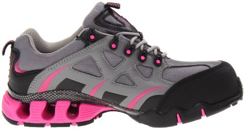 Nautilus 1851 Women's Comp Toe Waterproof EH Athletic Shoe,Grey/Pink,7.5 M US