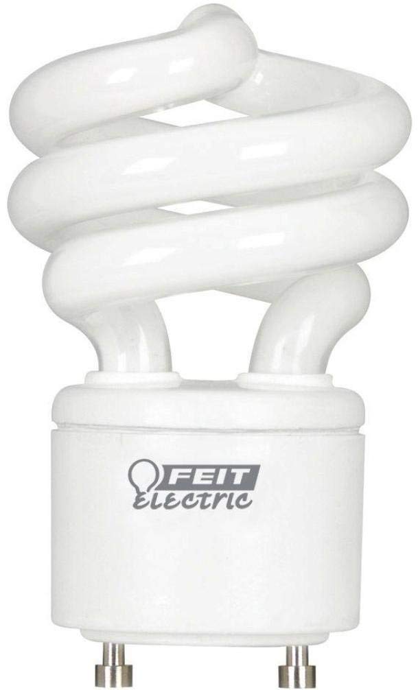 LOT OF 6 Feit Electric BPESL13T/GU24 900 Lumen Soft White Mini Twist GU24 CFL, Uses Up To 78% Less Energy, Compact Fluorescent, Average Life Up To 10000 Hours