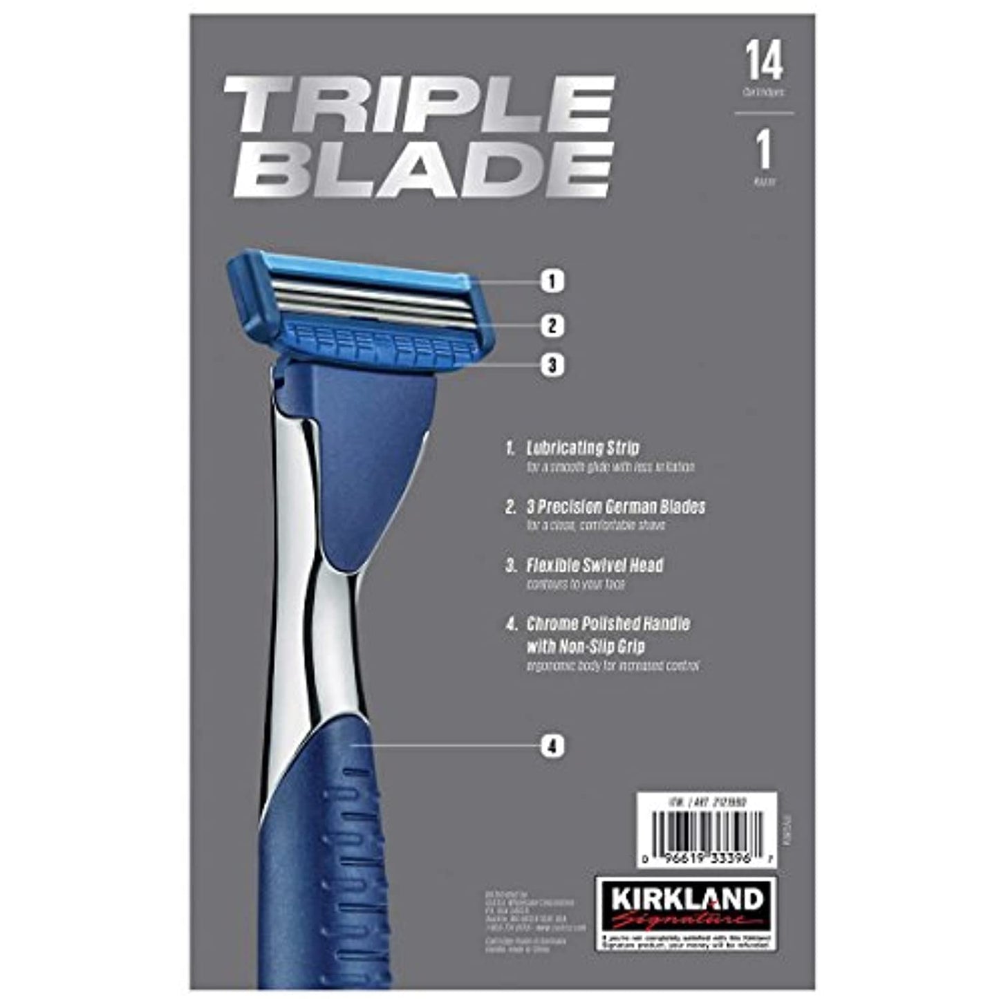 Kirkland Signature Triple Blade Razor 14-count