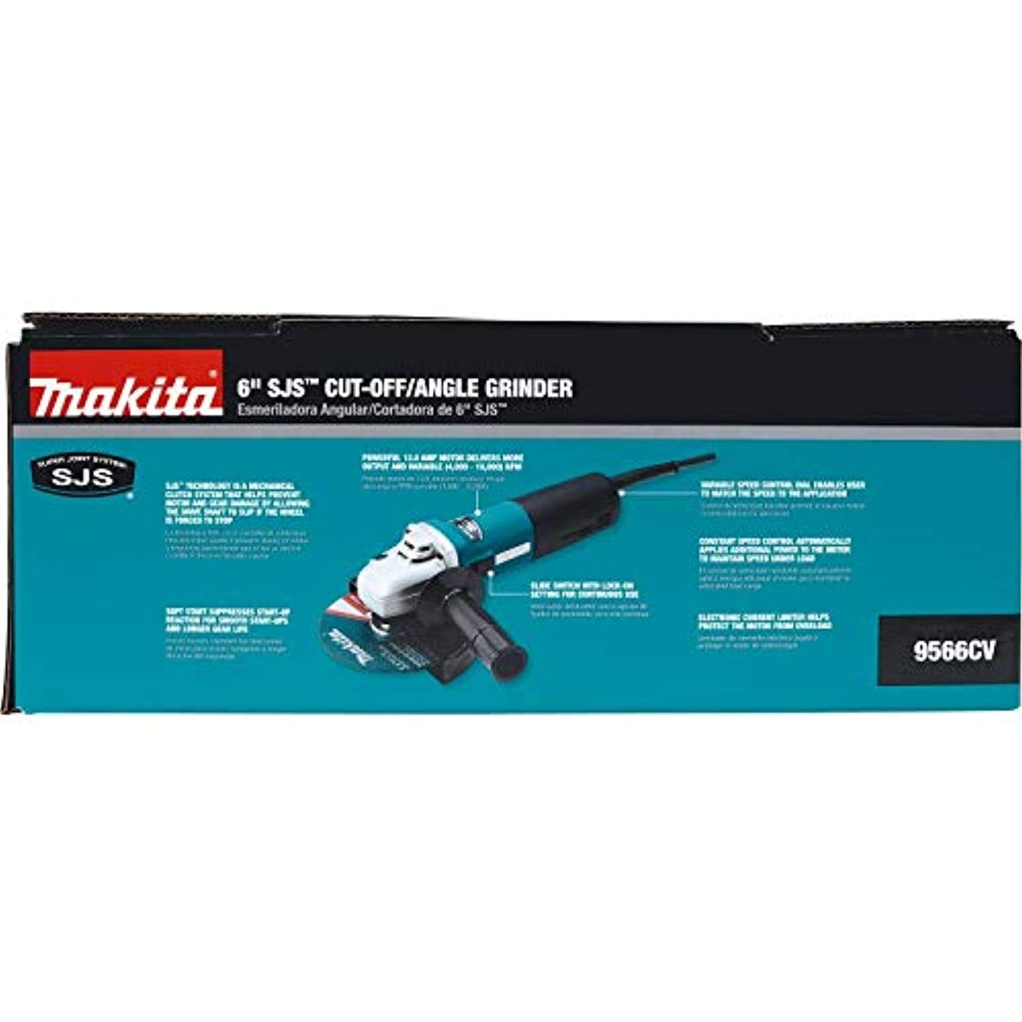 Makita 9566CV 6" SJS™ High-Power Cut-Off/Angle Grinder EUROPEAN PLUG 220-240V