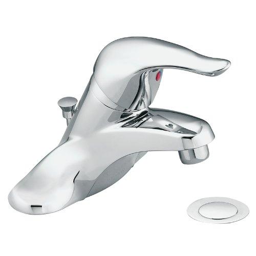 Moen L64621 Chateau Single Handle Lavatory Faucet With Drain Assembly, Chrome (Not CA/VT Compliant)