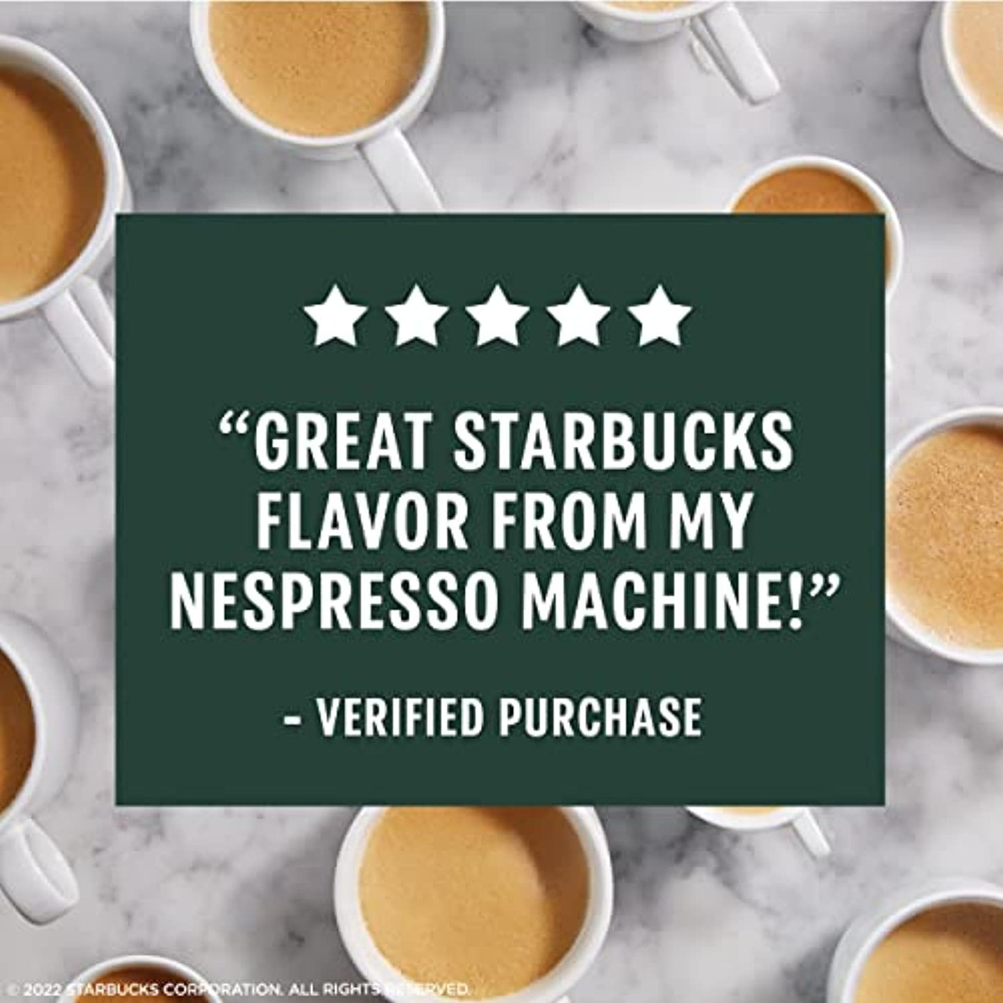 Starbucks Caffe Verona for Nespresso Vertuo 32 Capsules 4 Boxes Of 8 Count 5/22