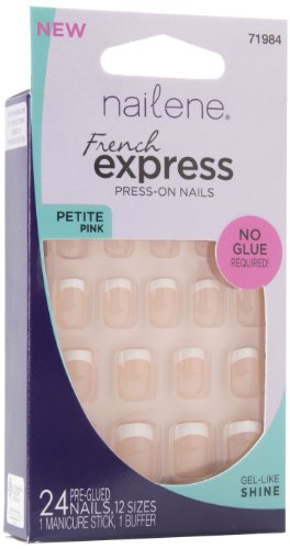 Nailene French Express Ready to Wear Nails Petite Pink Fuzzy