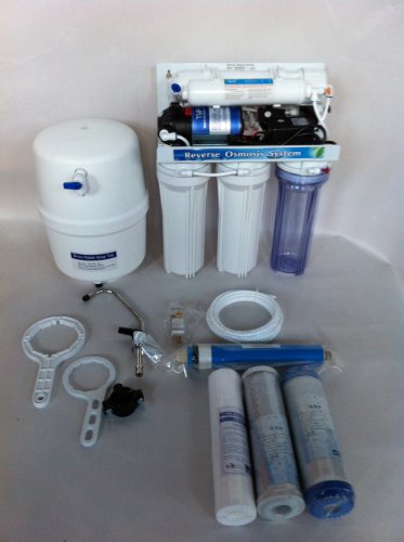 Nature's Water 5 Stage Reverse Osmosis Undersink Water Filter System Pumped DIY