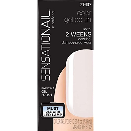 SENSATIONAIL Color Gel Polish, Crystal Avalanche 71637, Fl Oz: .25, NEW