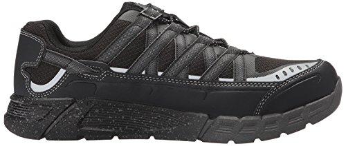 KEEN Utility Men's Asheville Alloy Toe ESD Industrial and Construction Shoe, Black/Raven, 9 2E US