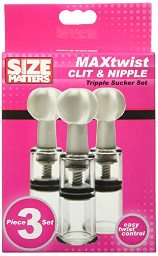 Size Matters Twist Up Nipple and Clitoris Suction Devices