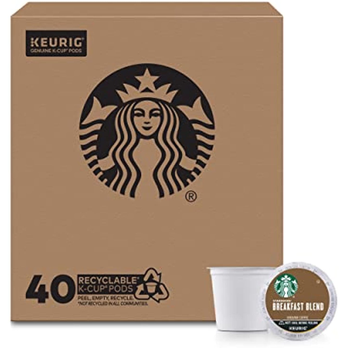 Starbucks Breakfast Blend K Cups Coffee Pods 160 Count READ DESCRIPTION