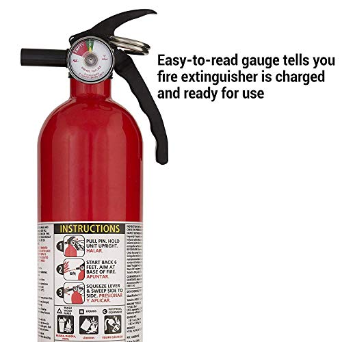 Kidde FA110 Multi Purpose Fire Extinguisher 1A10BC, 1 Pack