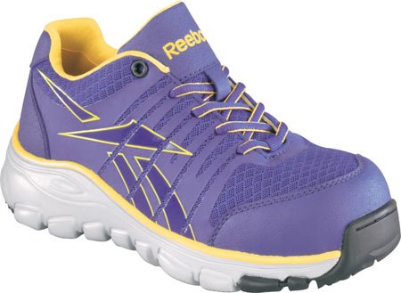 Reebok Women's Arion Work Purple Ankle-High Fabric Running Shoe - 7W