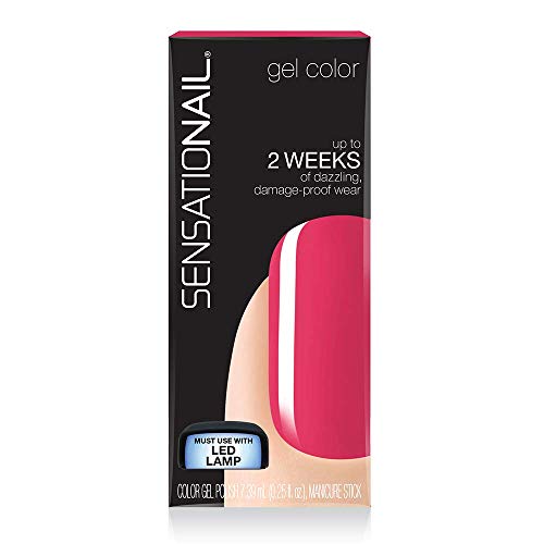 SENSATIONAIL Gel Polish, 0.25 oz, Pink Daisy