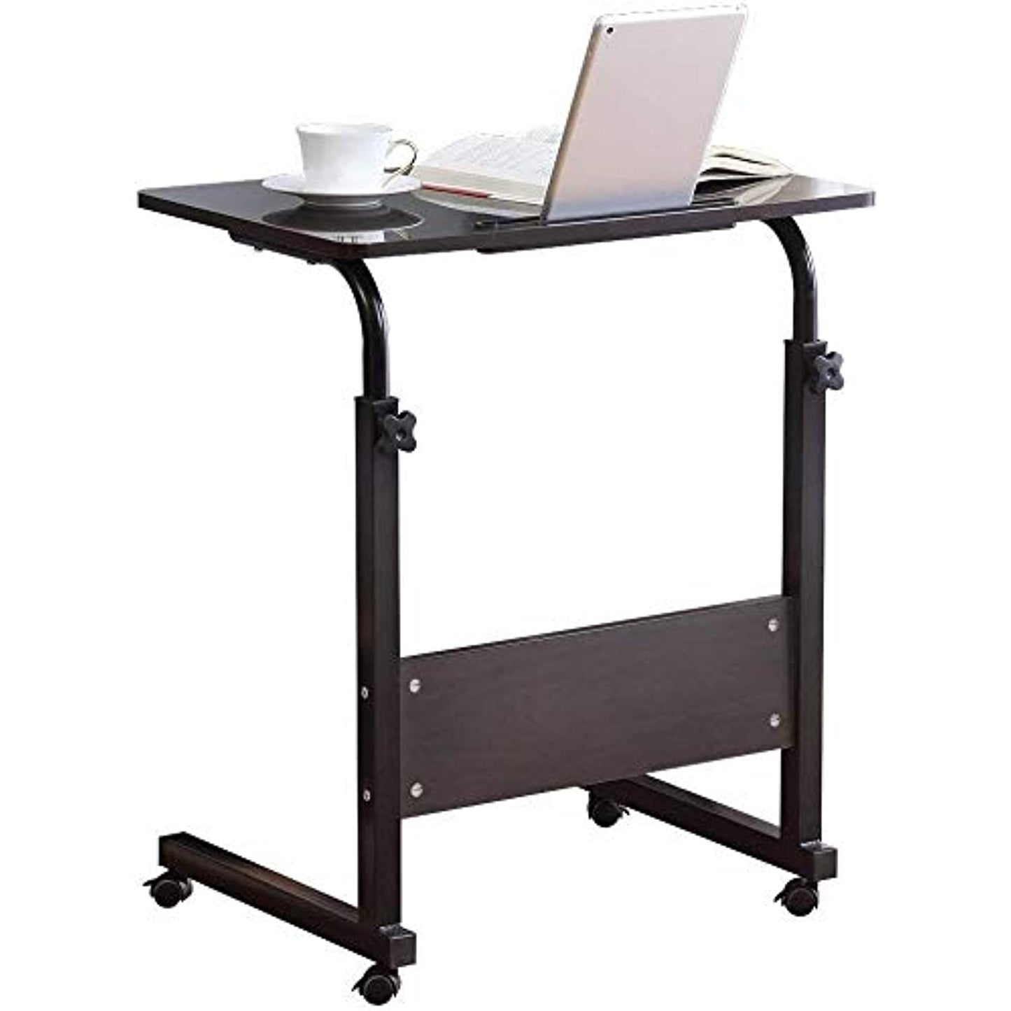 OAK3 Height Adjustable Laptop Desk for Home Office (Black) -OPENBOX-