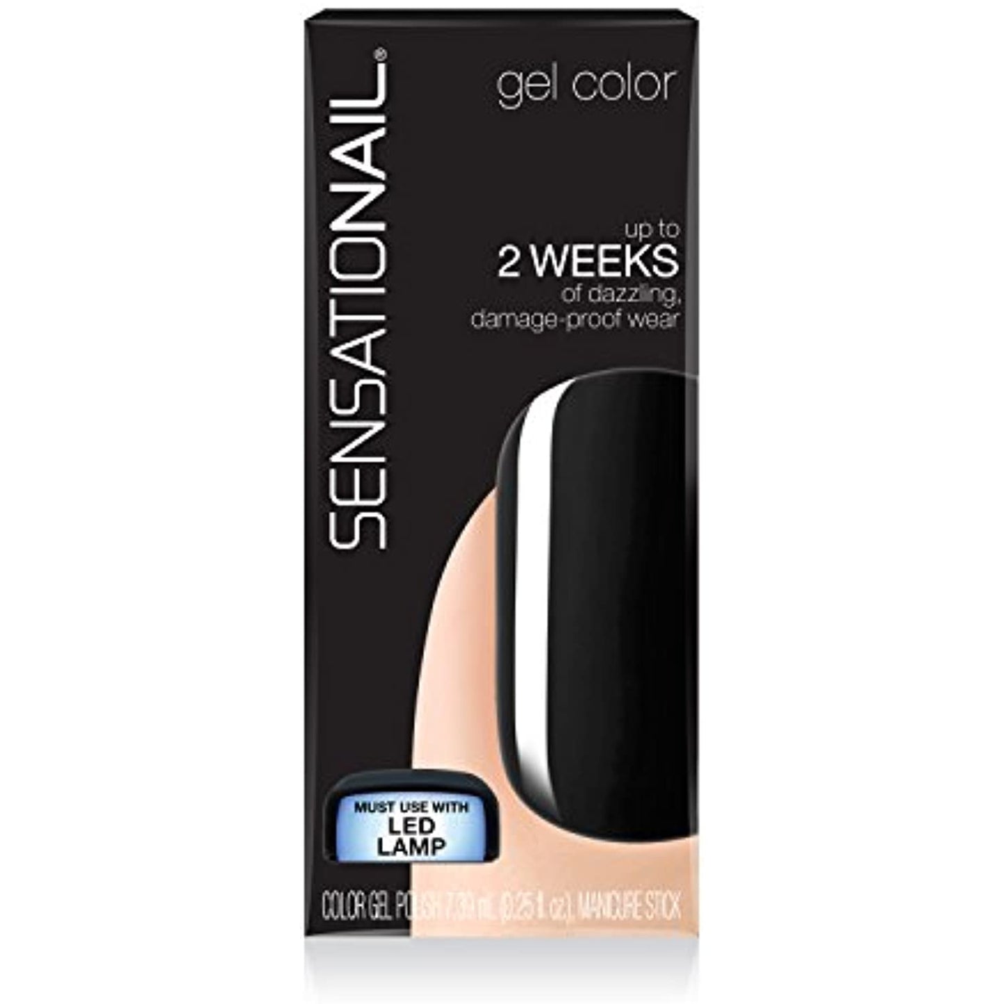 Sensationail by Nailene-Gel Polish Color- midnight rendezvous- 71681- Lot of TWO