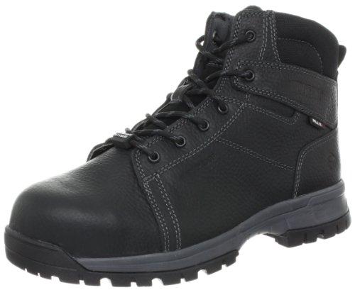 Wolverine Men's Grogan 6-Inch Int Met Comp Toe Work Boot,Black,10.5 M US