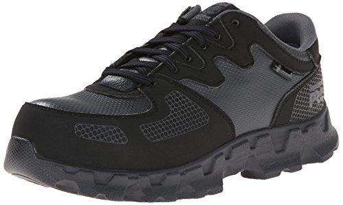 Timberland PRO Women's Powertrain ESD Alloy Safety Toe Black/Grey Sneaker 9 B - Medium