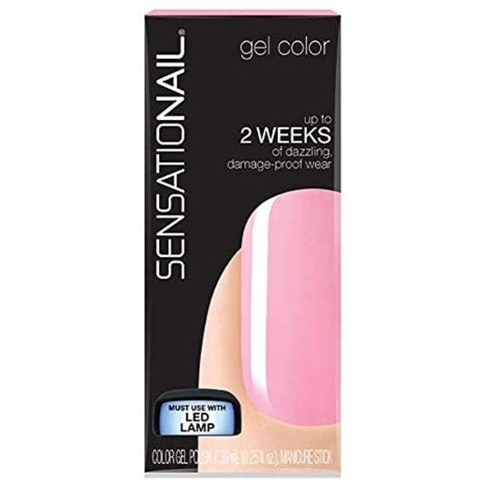 Sensationail by Nailene Gel Polish Color 71587 Pink Chiffon -0.25 fl oz