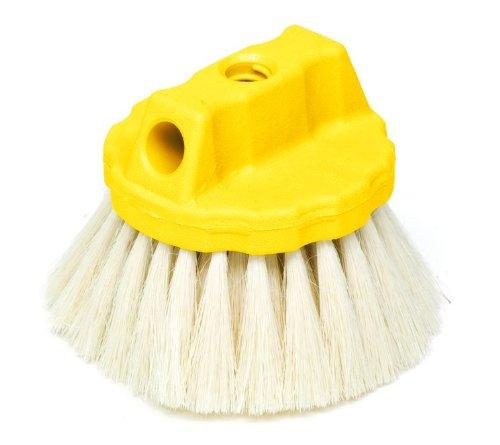 Rubbermaid Commercial Round Block Wash Brush with Hole for Threaded or Tapered..