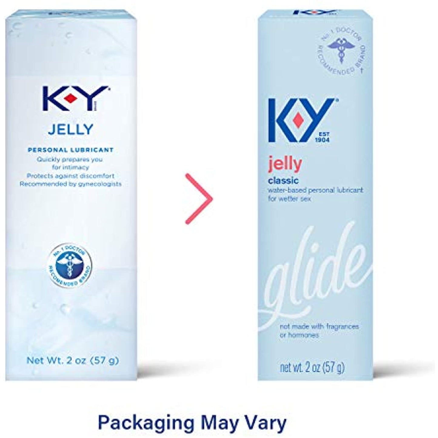 K-Y Jelly Personal Lubricant 2 oz (Pack of 8)